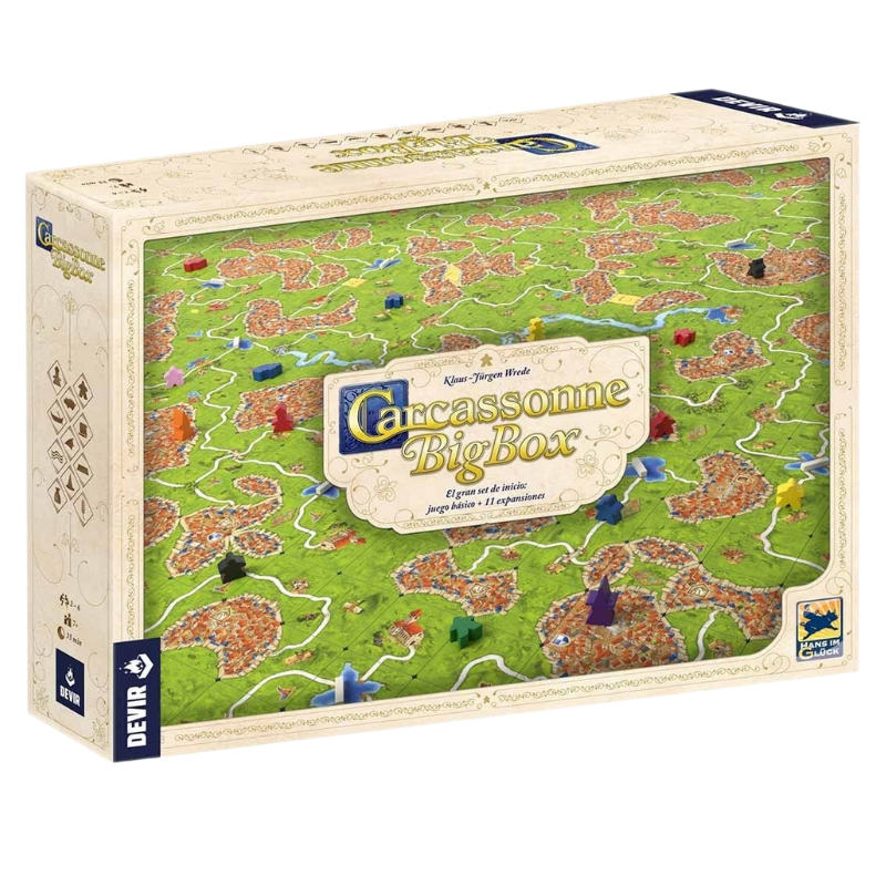 Carcassone Plus (Big Box) - Juego de Mesa