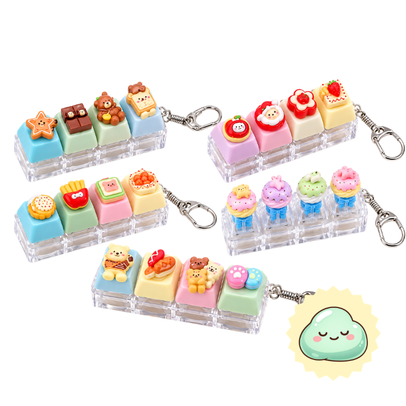 Fidget Teclado Mecanico Llavero - Happy Stim