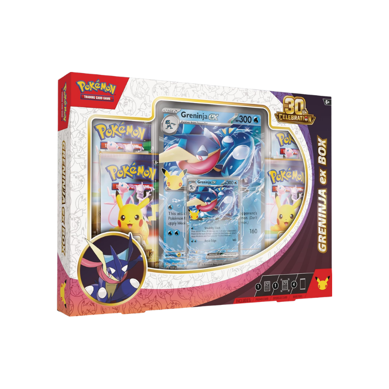 Pokemon 30th Celebration Greninja Ex Box