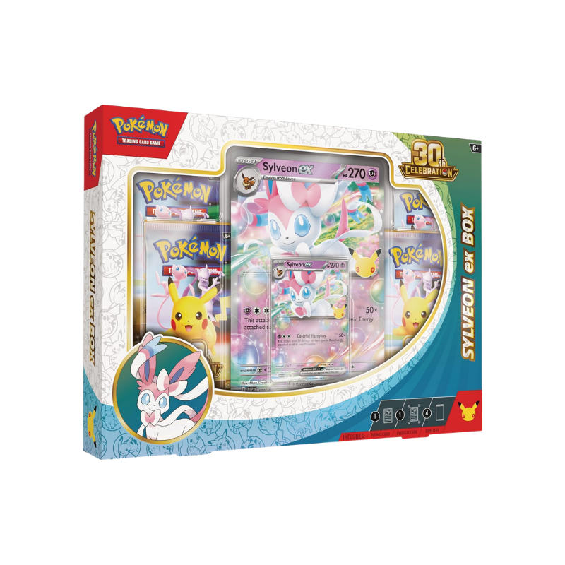 Pokemon 30th Celebration Sylveon Ex Box