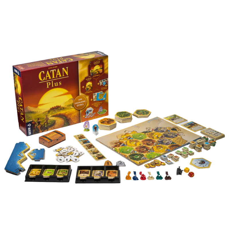 Catan PLUS - Juego de Mesa (Big Box)