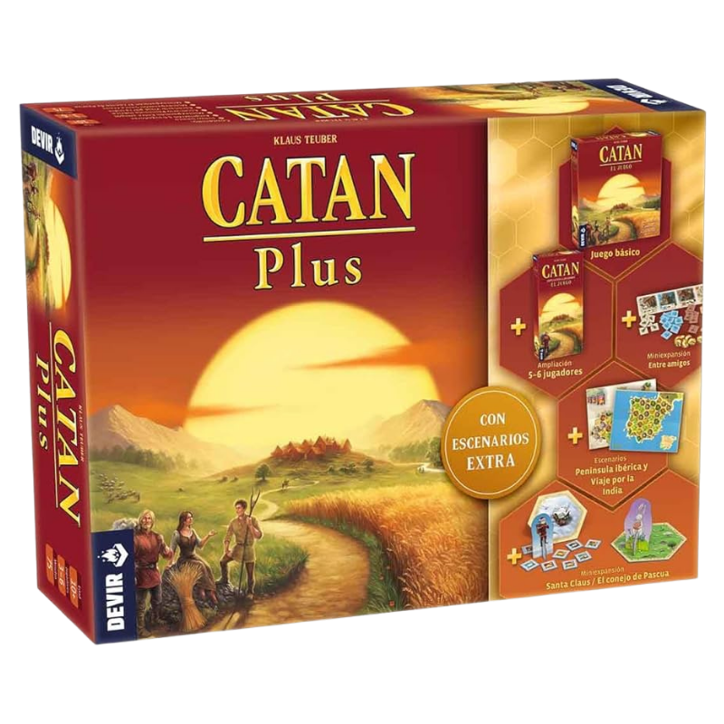 Catan PLUS - Juego de Mesa (Big Box)