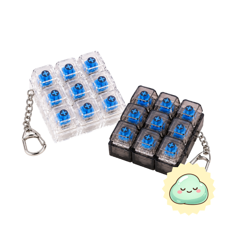 Fidget Teclado Mecanico Llavero - Happy Stim