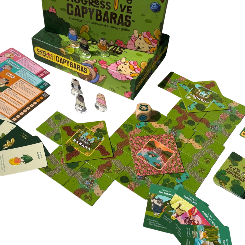 Cute And Aggressive Capybaras + Capysutra (18+) - Juego de Mesa